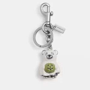 Coach Halloween Ghost Bear Bag Charm 2024 – Limited Edition Keychain (NEW)